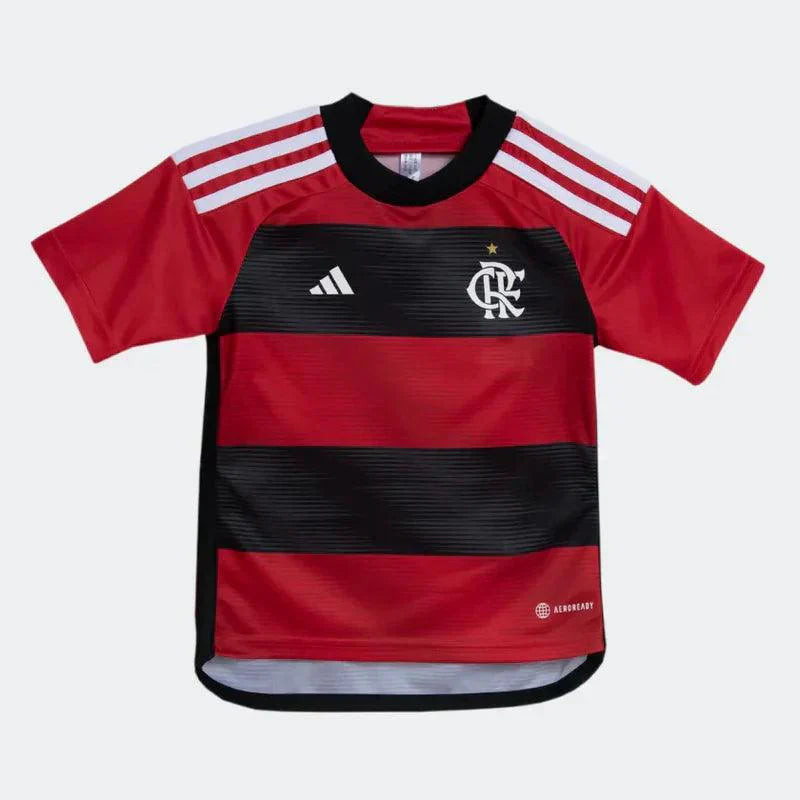 Conjunto Infantil Flamengo 2023/24 I - Casa Flamenguista