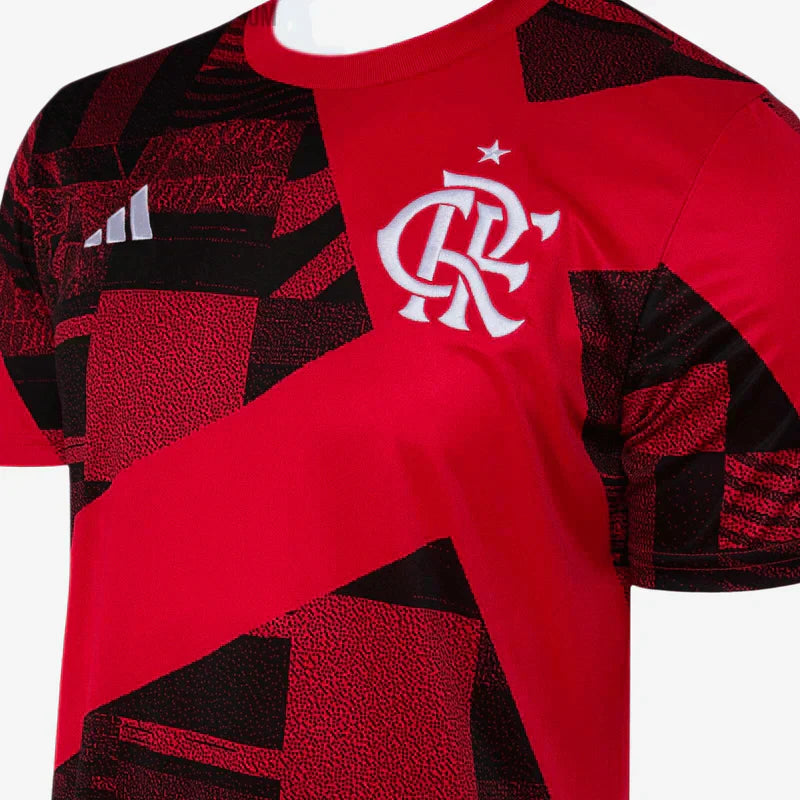 Camisa Flamengo 2023/24 Pré-Jogo + Brinde Grátis - Casa Flamenguista